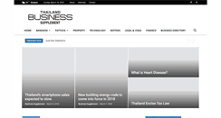 Desktop Screenshot of bangkok-business-supplement.com